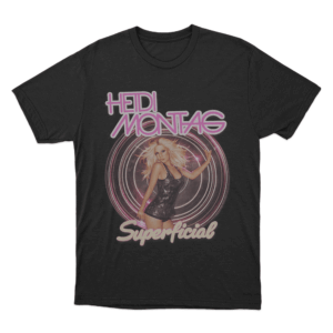 Heidi Montag Superficial Unisex T Shirt Black
