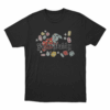 Pratt Daddy Snake And Gems Unisex T Shirt Black