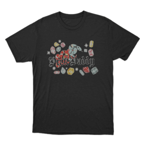 Pratt Daddy Snake And Gems Unisex T Shirt Black