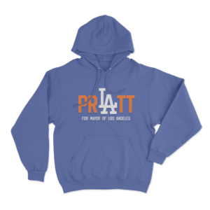 Pratt For La Mayor Unisex Hoodie Blue