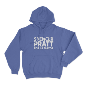 Spencer Pratt For La Mayor Unisex Hoodie Blue