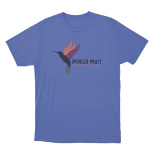 Spencer Pratt Hummingbird Logo Unisex T Shirt Blue